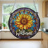 Sunflower Personalised Stained Glass Effect Suncatcher